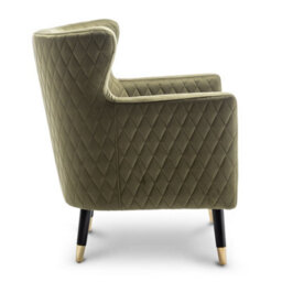 Velvet Sage Green Alessia Accent Chair - thumbnail 5
