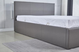 Kosy Koala Ottoman Storage Leather Bed Side Lift Grey 3Ft Single Bed Bonnell Spring High-Density Foam Mattress - thumbnail 3