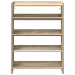 Berkfield Shoe Rack Sonoma Oak 80X25X61.5 Cm Engineered Wood - thumbnail 4
