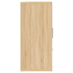 Vidaxl Sideboard Sonoma Oak 91X29.5X65 Cm Engineered Wood - thumbnail 7