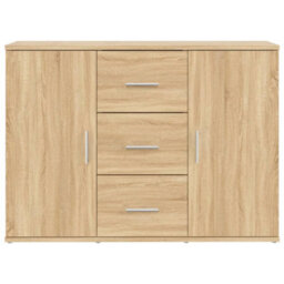Vidaxl Sideboard Sonoma Oak 91X29.5X65 Cm Engineered Wood - thumbnail 6
