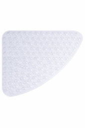 Shopnbits Large Corner Shower Mat Non Slip 70 X 70 Cm Quadrant Shower Mat Anti Mould Triangular Bath Mat - thumbnail 1