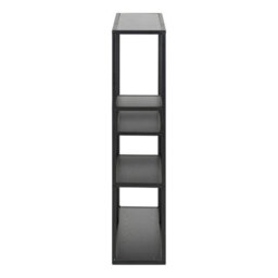 Wyld Haus El Paso Black Metal Wall Shelf 3 Shelves - thumbnail 4