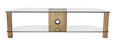 Alphason Century Tv-Stand Light Oak/glass, 1500 - image 1