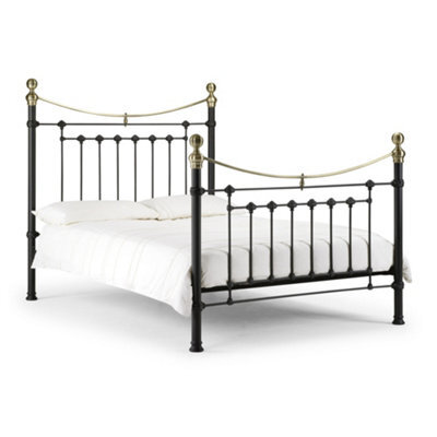 Oakham Galaxy Bed - Satin Black -  Double (135Cm) - image 1