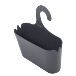 Croydex Grey Plastic 1 Compartments Hook Over Shower Caddy (W)26Cm - thumbnail 3