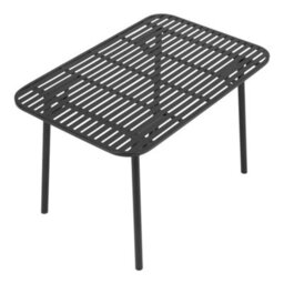 Breeins 120Cm W Rectangular Outdoor Metal Garden Table With Rust Resistant Coating For Outdoor Dining And Garden - thumbnail 4