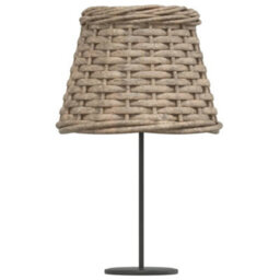 Vidaxl Lamp Shade Brown 15X12 Cm Wicker Lamp Shades - thumbnail 4