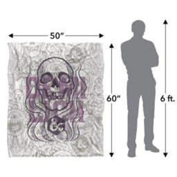 Dungeons & Dragons Retro Demilich Blanket White (One Size) - thumbnail 5