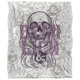 Dungeons & Dragons Retro Demilich Blanket White (One Size) - thumbnail 2