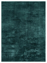 Comfy Washable Low Pile Living Room Area Rug - Anti-Slip Felt Backing Emerald 120Cm X 160Cm - thumbnail 2