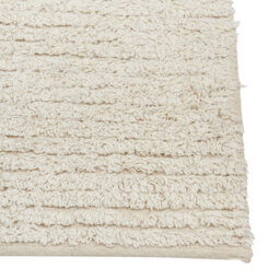 Beliani Rug Tezpur Beige 160 X 230 Cm Cotton - thumbnail 1