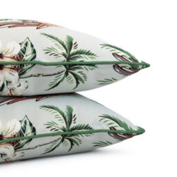 Gardenwize Pair Of Outdoor Garden Sofa Chair Furniture Scatter Cushions- Pink Parrot - thumbnail 4