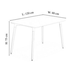 Life Interiors Patchwork Halo Dining Set Includes A Black Dining Table & Set Of 4 Multicolour Fabric Chairs - thumbnail 8