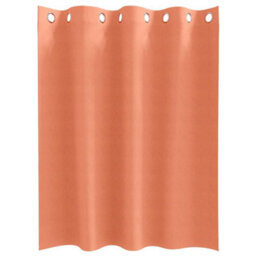 Berkfield Curtains With Curtains 2 Pcs Terracotta 140 X 140 Cm Polyester - thumbnail 3