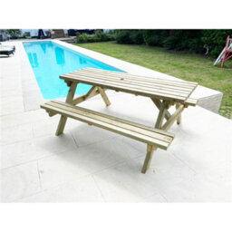 Marlborough Deluxe Heavy Duty Picnic Table - 1500mm Length - 6 Seater - thumbnail 3