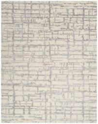 Grey Wool Handmade Luxurious Modern,abstract Rug For Bedroom & Living Room-61Cm X 91Cm - thumbnail 8