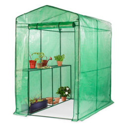 Kct Walk In Greenhouse Large Outdoor Garden Grow Green House Plastic Waterproof Portable For Plants Vegetables 192 X 126 X 197Cm - thumbnail 1