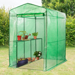 Kct Walk In Greenhouse Large Outdoor Garden Grow Green House Plastic Waterproof Portable For Plants Vegetables 192 X 126 X 197Cm - thumbnail 9