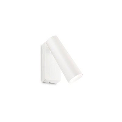 Ideal Lux Luminosa Pipe Wall Adjustable Reading Light White 3000K