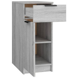 Berkfield Sturdy Desk Cabinet Grey Sonoma 33.5X50X75 Cm Engineered Wood - thumbnail 7