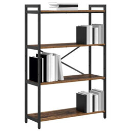 Berkfield Modern Bookcase Old Wood 80 X 30 X 118 Cm Engineered Wood - thumbnail 3