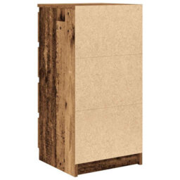 Berkfield Sideboard With Drawers Old Wood 37.5X35X99 Cm Engineered Wood - thumbnail 8