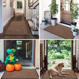 Barrier Mat 40 X 60 Cm Brown Dirt Trapper Mat Door Mat Non Slip Washable Indoor Rug For Entryway Home Office Or Commercial Use - thumbnail 7