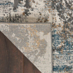 Grey Multicoloured Abstract Modern Easy To Clean Dining Room Bedroom & Living Room Rug-160Cm X 221Cm - thumbnail 5