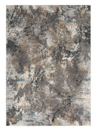 Grey Multicoloured Abstract Modern Easy To Clean Dining Room Bedroom & Living Room Rug-160Cm X 221Cm - thumbnail 8