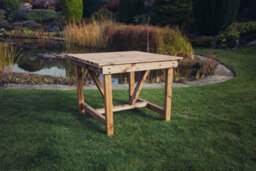 Churnet Valley Garden Furniture Ltd Churnet Valley Garden Furniture Valley 99Cm Table - thumbnail 5