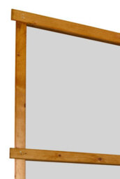Mirroroutlet The Trellis Garden Large Wooden Wall Fence Or Leaner Mirror 180Cm X 92Cm - thumbnail 4