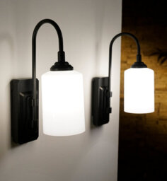 JML Smart Sconce Black - Wireless, 2-Way Dimmable Wall Light With Remote Control - thumbnail 2