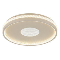 Luminosa Lighting Luminosa Shirley 40Cm Semi Flush Ceiling Light Matt Sand Led 2700/6500K - thumbnail 1