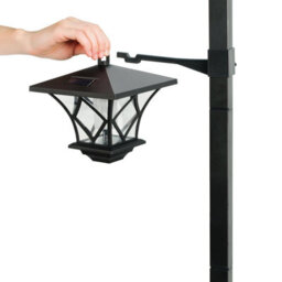 "Taylor & Brown 2 Pack 59"" Solar Hanging Lamp Vintage Waterproof Outdoor Solar Post Light For Garden, Pathway, Driveway" - thumbnail 3