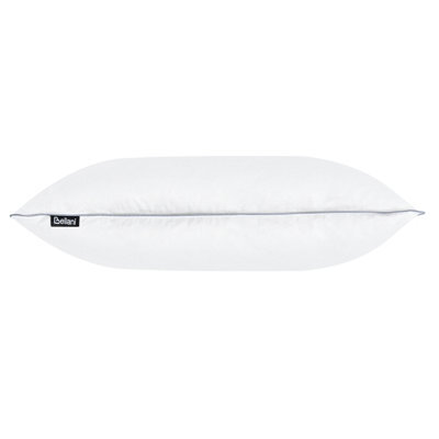 Wyld And Coco Luxenest Low Bed Pillow White Duck Feather And Down 40 X 80 Cm - Low Profile 7Cm Loft - image 1