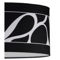 Luminosa Lighting Luminosa Manhattan Pendant Small 3 Light L1/sgu10, Polished Chrome With Black Patterned Shade - thumbnail 6