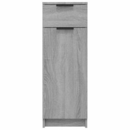 Walplus Bathroom Cabinet Grey Sonoma 32X34X90 Cm Engineered Wood - thumbnail 6