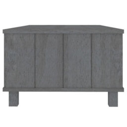 Berkfield Coffee Table Dark Grey 100X55X35 Cm Solid Wood Pine - thumbnail 6