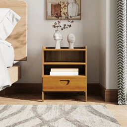 Bedside Table Drawer Cabinet End Side Table Bedroom Furniture - thumbnail 6