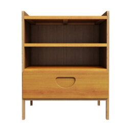 Bedside Table Drawer Cabinet End Side Table Bedroom Furniture - thumbnail 3