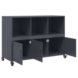 Vidaxl Sideboard Anthracite 100.5X39X72 Cm Steel - thumbnail 9