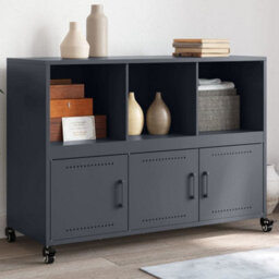 Vidaxl Sideboard Anthracite 100.5X39X72 Cm Steel