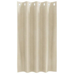 Berkfield Blackout Curtains With Eyelets 2 Pcs Cream Velvet - thumbnail 3