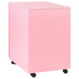 Beliani  Storage Unit Cami Metal Pink - thumbnail 9