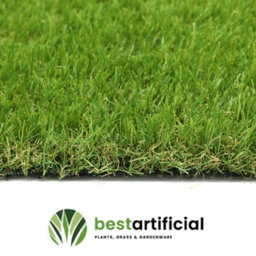 Best Artificial 30mm Grass 1Mx4M (3.3Ft X 13.1Ft) - 4M² Child & Pet Friendly Easy Install Turf Roll Uv Stable Artificial Lawn - thumbnail 3