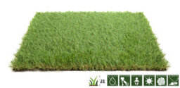 Best Artificial 30mm Grass 1Mx4M (3.3Ft X 13.1Ft) - 4M² Child & Pet Friendly Easy Install Turf Roll Uv Stable Artificial Lawn - thumbnail 1