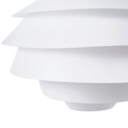 Beliani Pendant Lamp White Plastic Globe Mid-Century Modern Ceiling Light, W40 X H170Cm - thumbnail 4