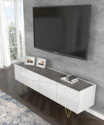 Arte Space Tv Cabinet In White W180Cm X H56Cm X D42Cm - thumbnail 5
