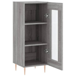 Berkfield Sideboard Grey Sonoma 34.5X34X90 Cm Engineered Wood - thumbnail 6